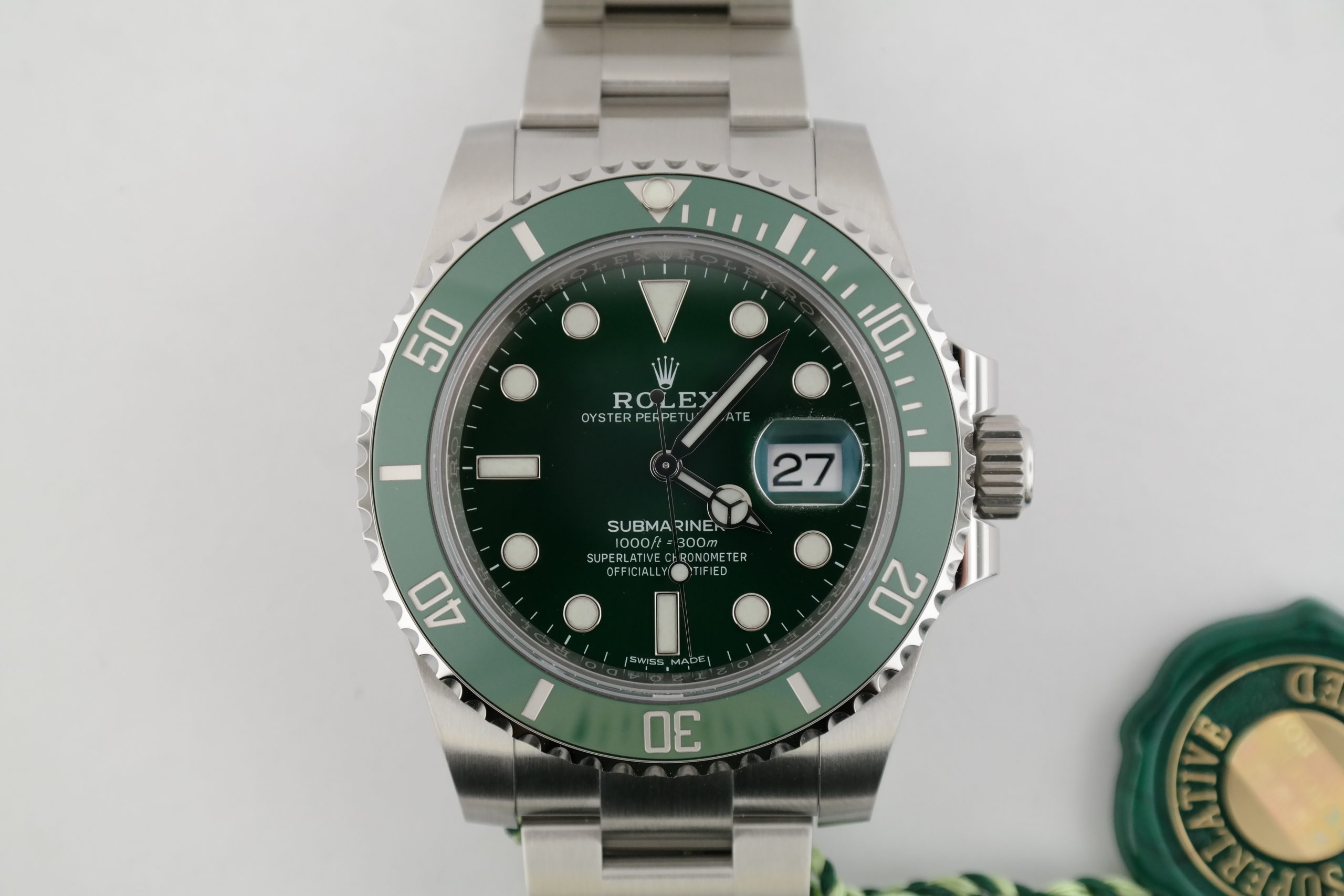 rolex hulk bezel