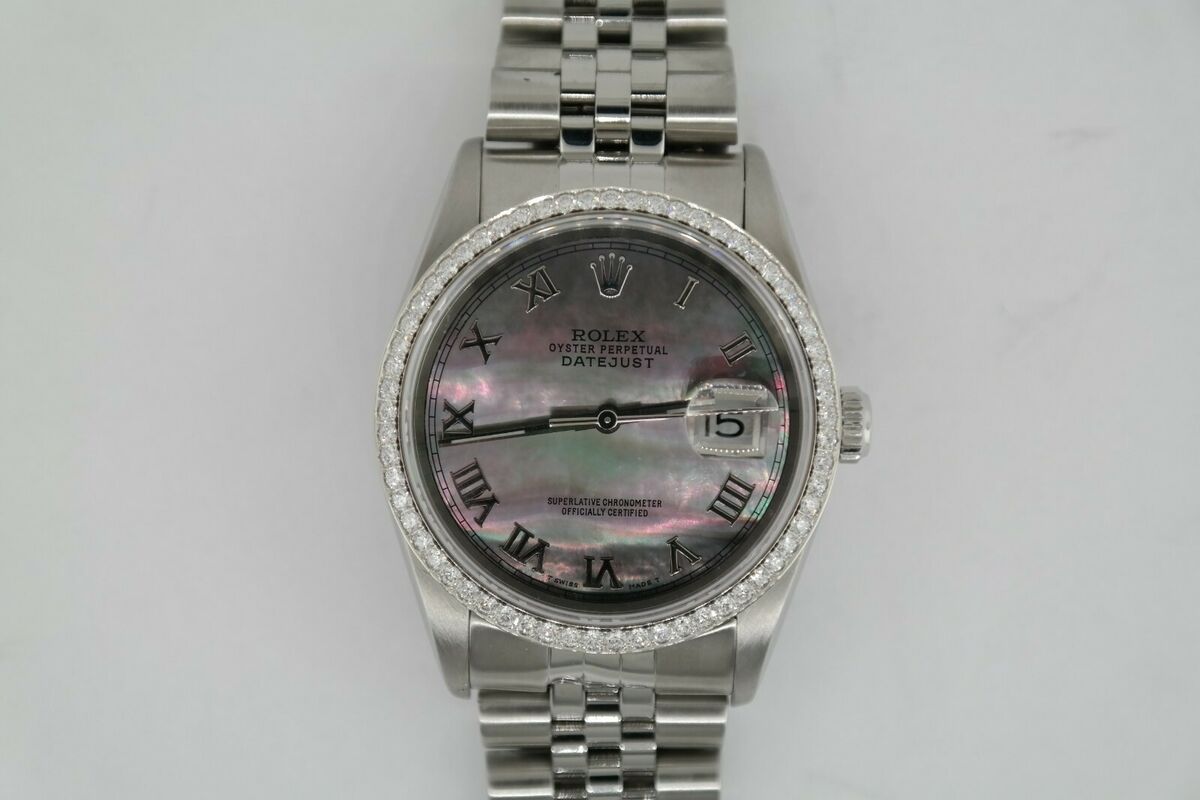 rolex diamond bands for sale