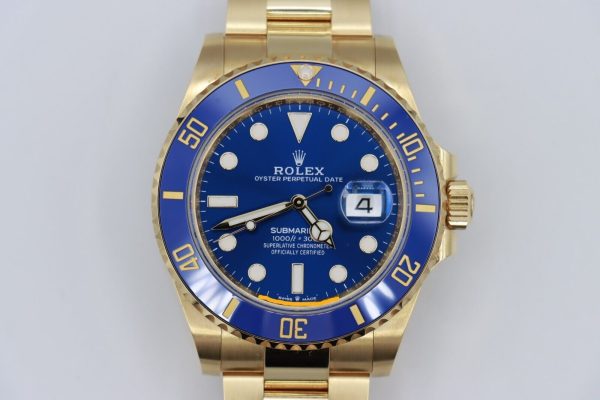 Rolex Submariner 126618LB Blue Dial & Bezel 18K Oyster Band Box & Papers Year 2023