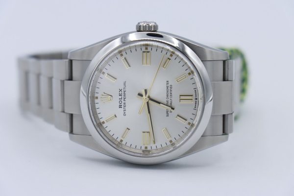 Rolex Oyster Perpetual 126000 Silver Index Dial Stainless Steel 36mm Box & Papers - Image 5