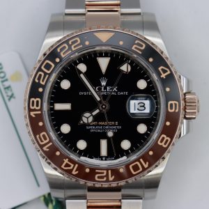 Rolex GMT-Master II 126711CHNR Root Beer Two-Tone Everose Oyster Band Year 2019