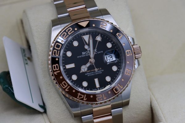 Rolex GMT-Master II 126711CHNR Root Beer Two-Tone Everose Box & Papers Year 2019 - Image 11