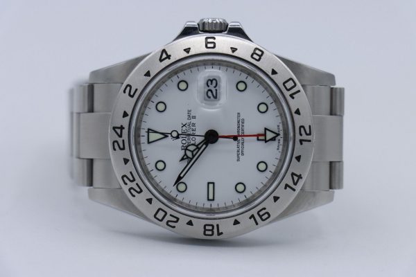 Rolex Explorer II 16570T Polar White Dial Oyster Band 3186 Movement Circa 2008 - Image 5