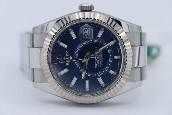 Rolex Sky-Dweller 326934 Blue Index Dial Oyster Band 42mm Box & Papers Year 2017 - Image 5