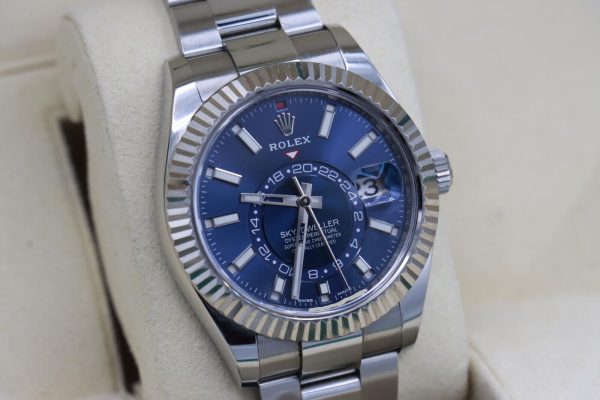 Rolex Sky-Dweller 326934 Blue Index Dial Oyster Band 42mm Box & Papers Year 2017 - Image 10