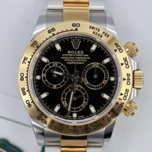 Rolex Daytona 116503 Black Dial Two-Tone Oyster Band Box & Papers Year 2021