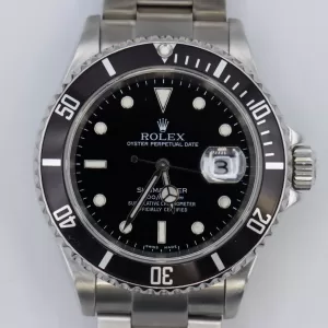 Rolex Submariner 16610T Black Dial & Bezel Oyster Band 40mm Circa 2006