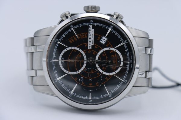 Hamilton American Classic H406560 Railroad Automatic Chronograph Box & Papers - Image 5