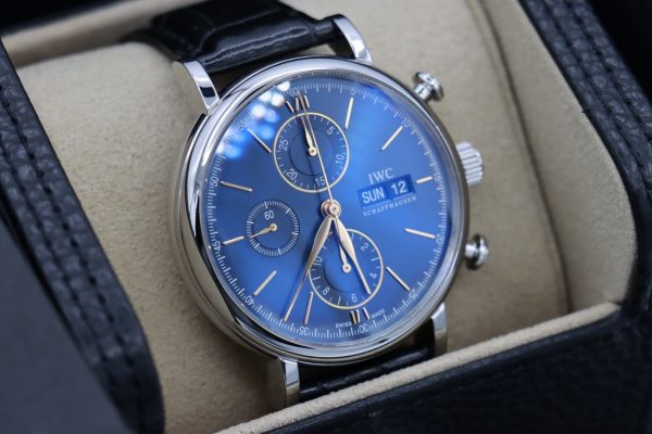 IWC Portofino IW391036 Chronograph Blue Dial 42mm Box & Papers Year 2020 - Image 10