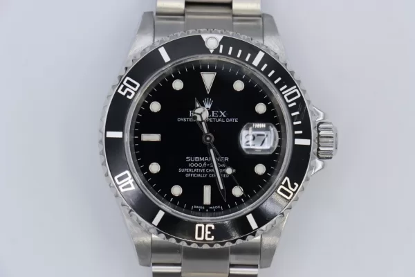 Rolex Submariner 16610T Black Dial & Bezel Oyster Band 40mm Circa 2005